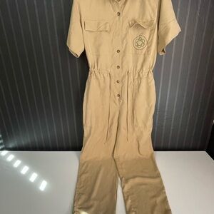 Banana Republic Beige Jumpsuit